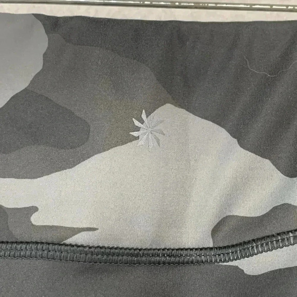 Athleta Size Extra Small Camo‎ Contender 7/8 Tight Black Pocket EUC - Picture 4 of 8